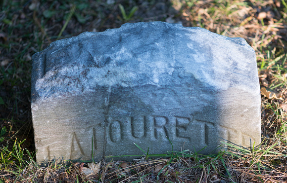 Latourette marker, Utley Cemetery